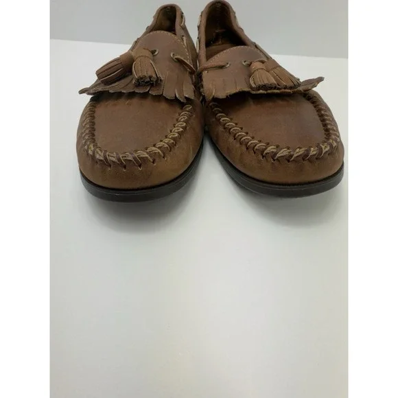 Polo Country Ralph Lauren Sportsman Kilt Tassle Loafer Shoes Men's Size 12 D - Picture 3 of 8